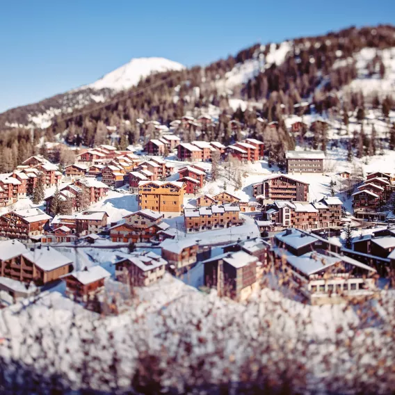 Ruhiges Dorf in Plagne 1800