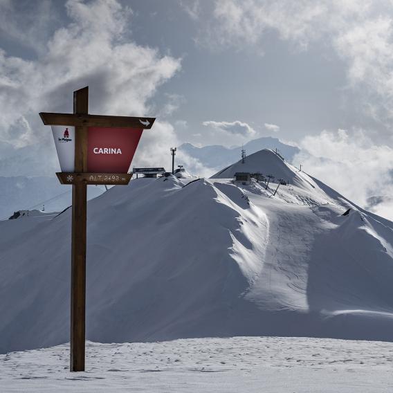Skigebiet La Plagne Piste Carina