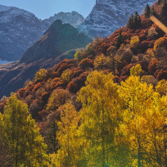 Champagny im Herbst