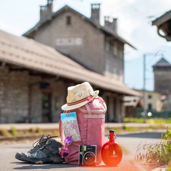 Zugfahrt nach La Plagne