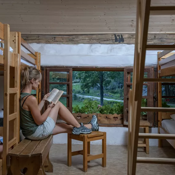 Übernachtung in der Berghütte Le Laisonnay La Plagne Champagny en Vanoise