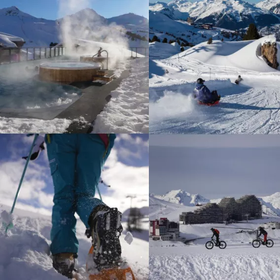 Aktivitäten im Winter La Plagne
