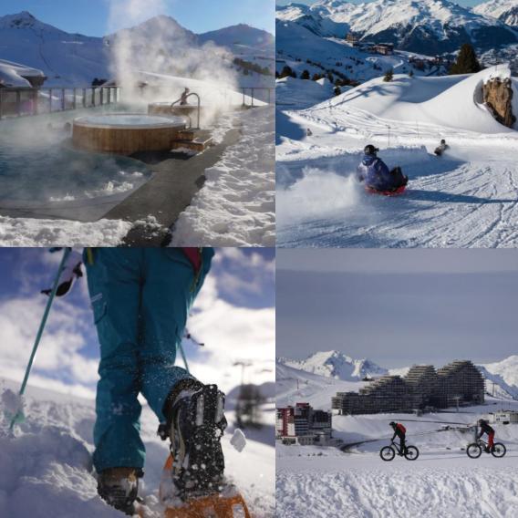 Aktivitäten im Winter La Plagne