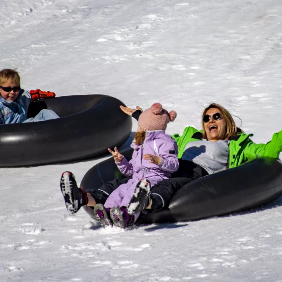 Champagny Aktivität mit der Familie