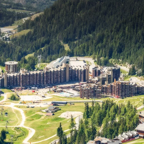 Plagne Bellecôte Sommeransicht