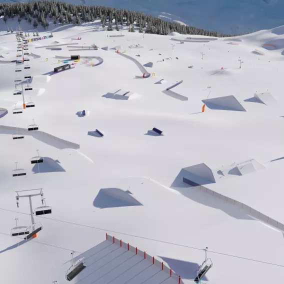 Snowpark Riders Nation in La Plagne 3