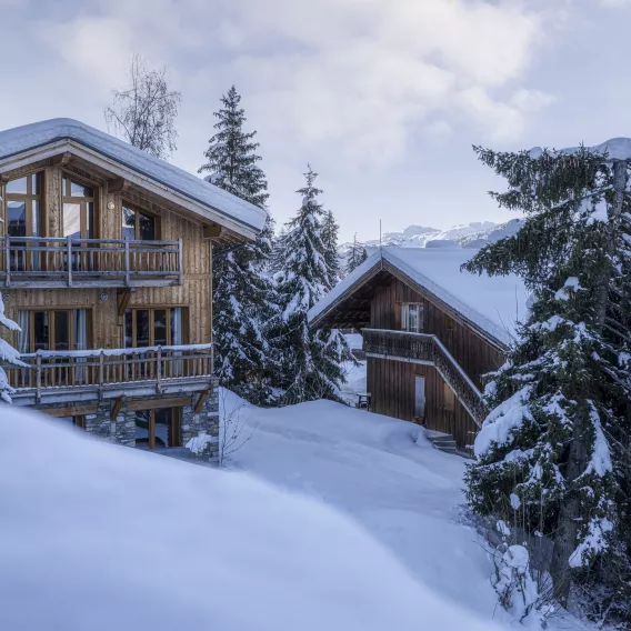 Die Chalets von Les Coches