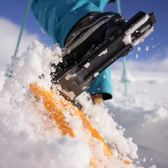 Schneeschuhwandern im Pulverschnee in La Plagne