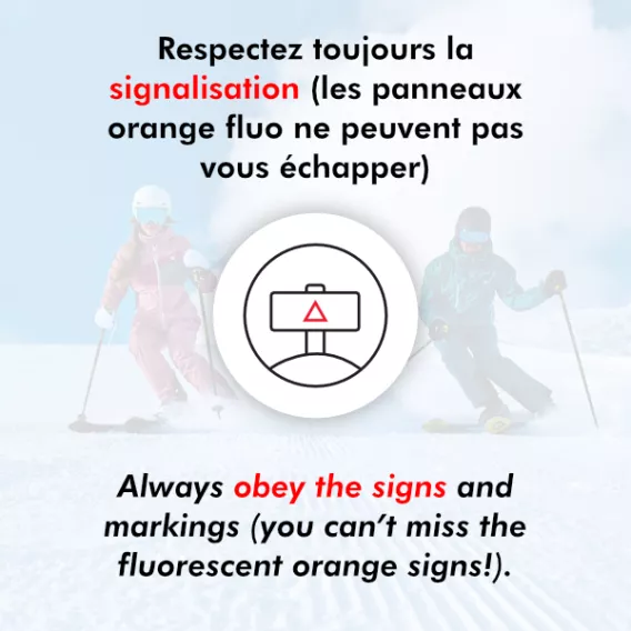 Die 10 Regeln für Pistenbenutzer