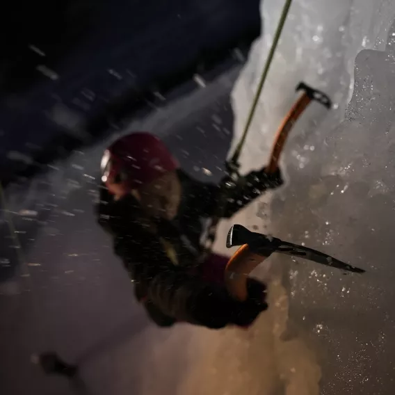 Champagny - Eisklettern