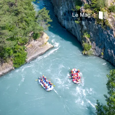 Die Abfahrt durch die Isère-Schlucht