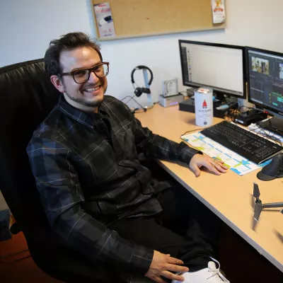 Lebe mein Leben als Kameramann in den Bergen 