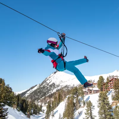 Die Seilrutschen, garantierte Sensationen!