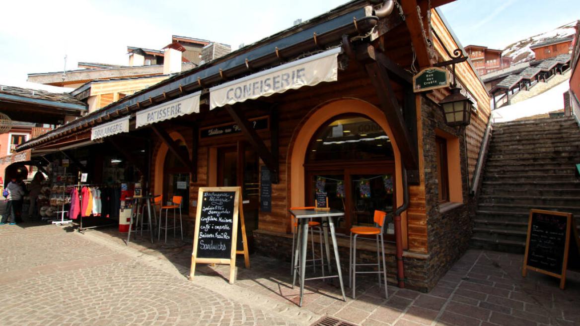 Fassade der Bäckerei Façade de la boulangerie