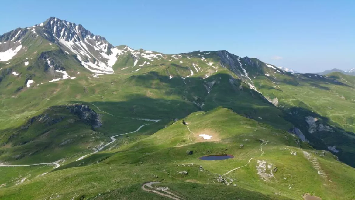Sentier Tour du crêt du Rey vallée de la Plagne