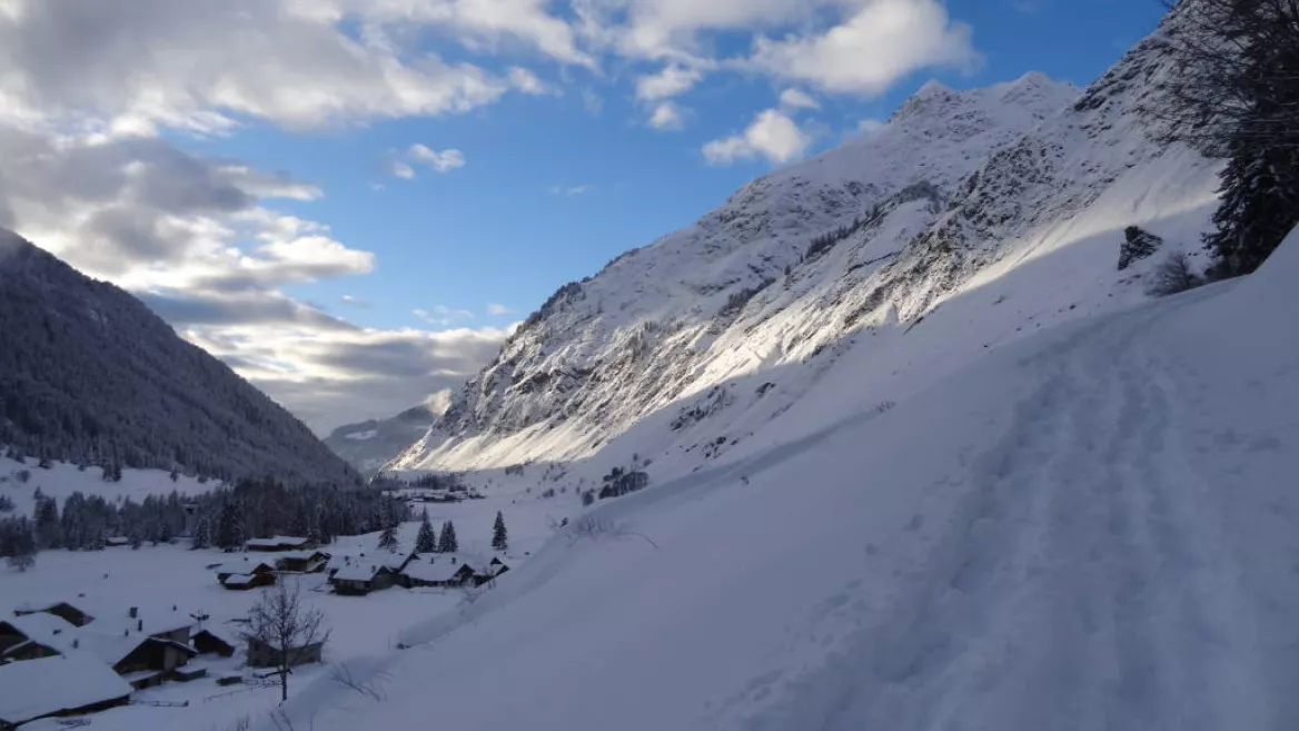 Route Winter des Teppes