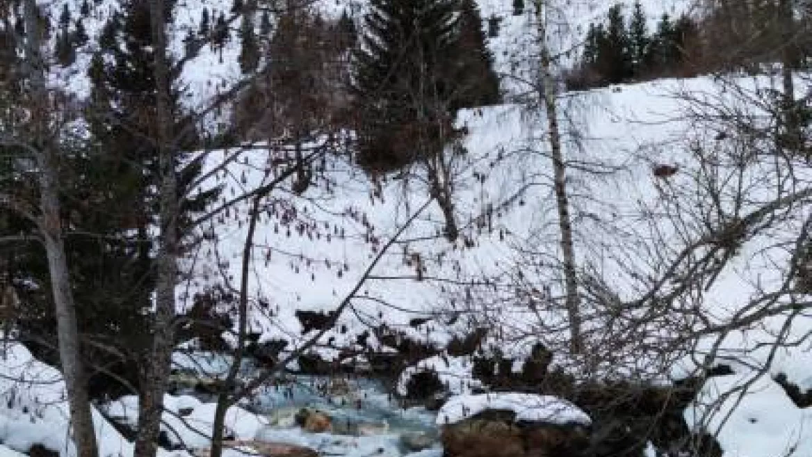 Route Winter Chardes