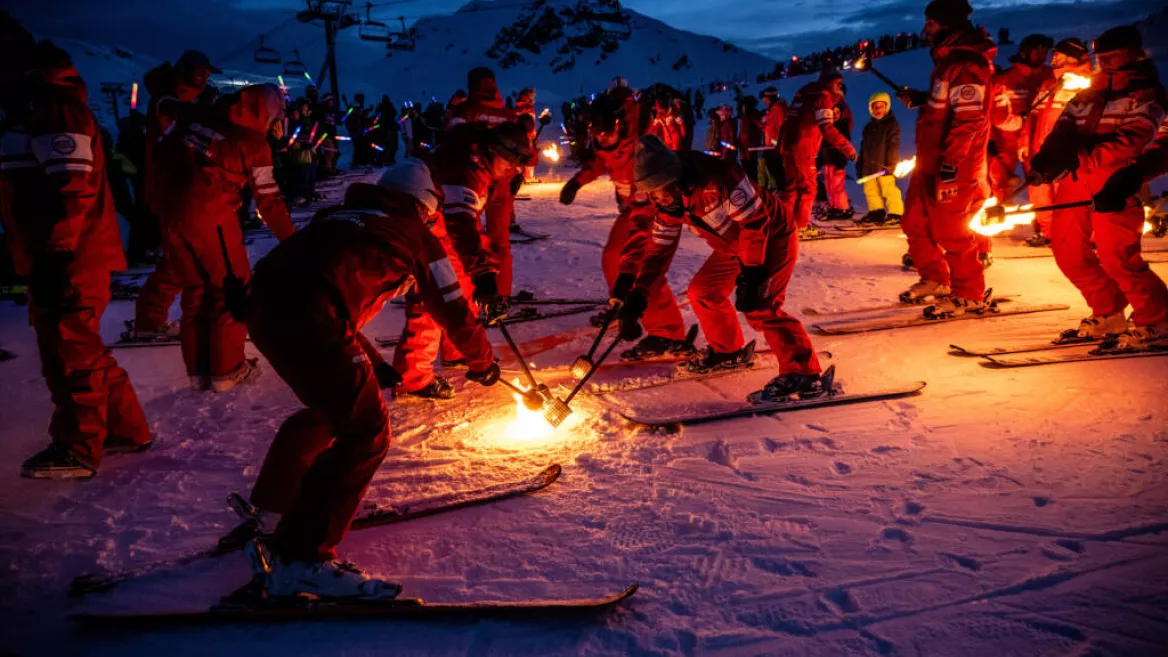 Ski Show des moniteur ESF_La Plagne