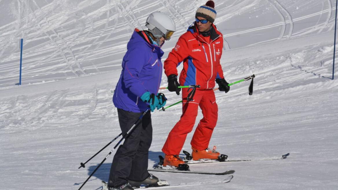 Cours collectif ski alpin ado/adulte avec l'ESF ESF