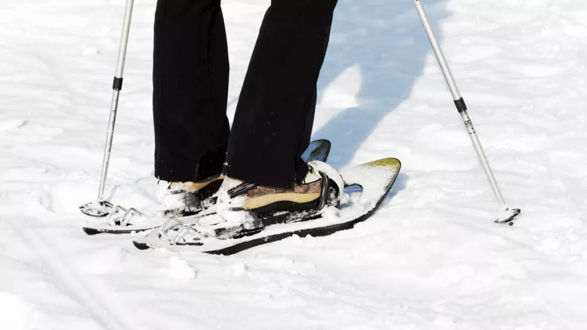 Leichte Schneeschuhwanderung_Aime-la-Plagne