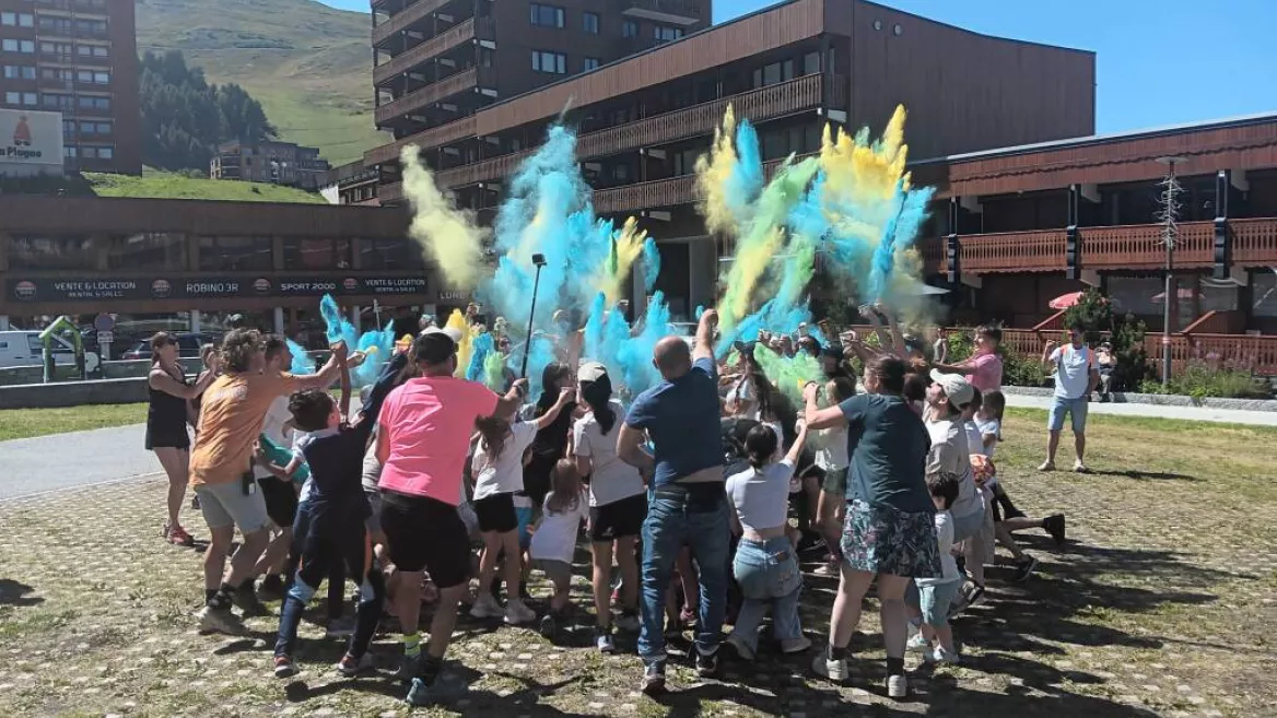 Color run_La Plagne