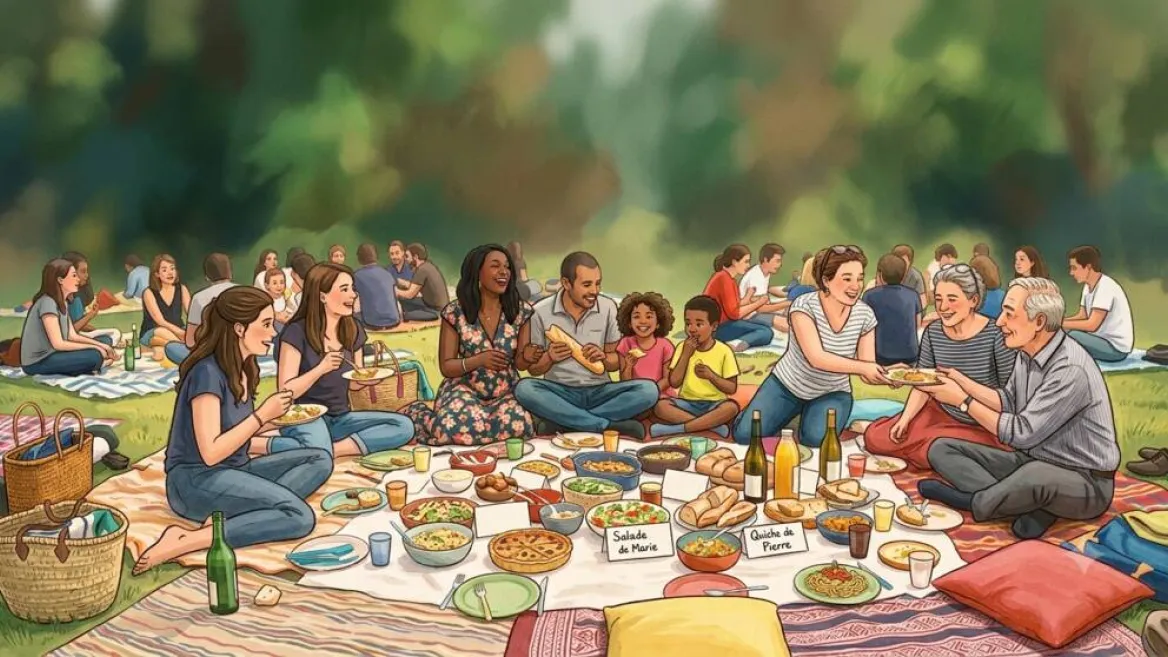 Guinguette-Abend mit gemeinsamem Picknick_Champagny-en-Vanoise