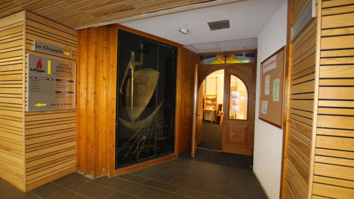 Accès à la chapelle depuis la galerie