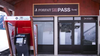 Verkaufsstelle für Skipässe: Champagny-en-Vanoise
