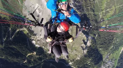 Gleitschirmfliegen mit Aéroplagne