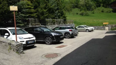 Parkplatz der Via Ferrata Grosses Pierres