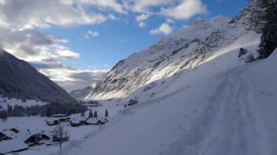 Route Winter des Teppes