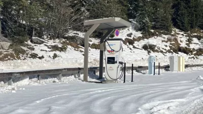 Borne de recharge pour véhicule électrique_La Plagne