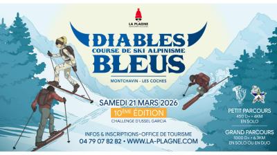 10. Ausgabe des alpinen Skirennens "Les diables bleus" (Die blauen Teufel)_Montchavin-les-Coches