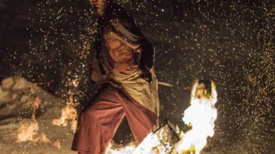 Spectacle de feu_Champagny-en-Vanoise