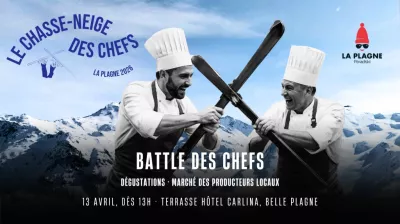 Le chasse neige des chefs_La Plagne Tarentaise
