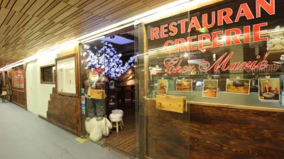 Façade, restaurant Chez Marie