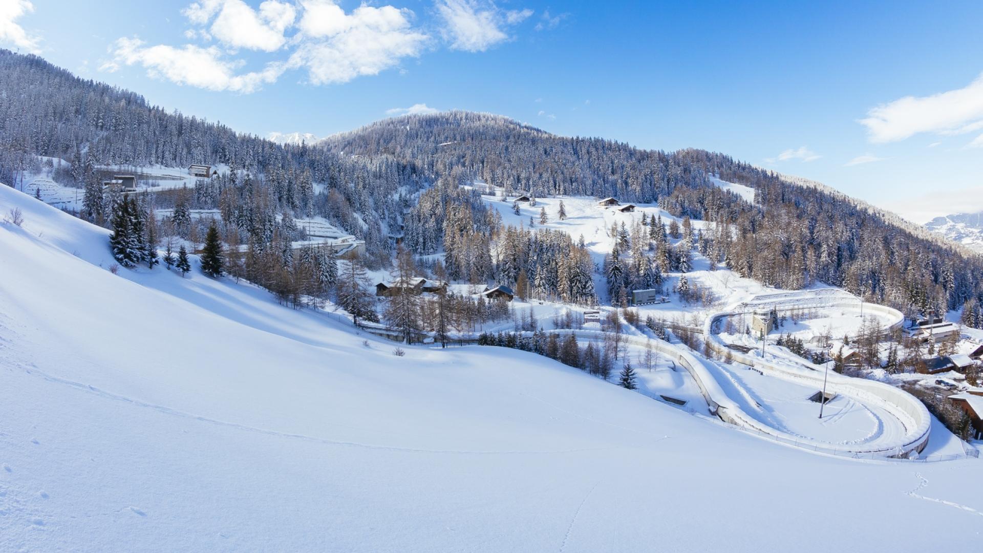 Olympische Bobbahn La Plagne