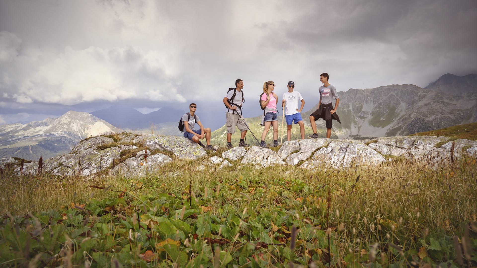 Familienwanderung in La Plagne