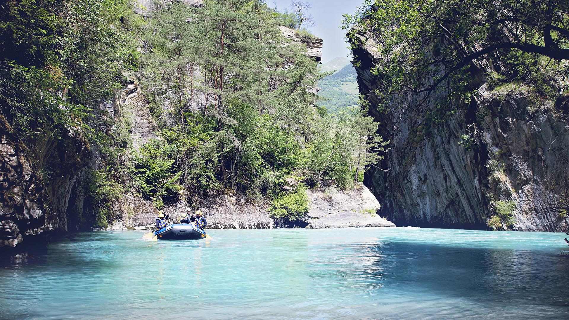 Gorges de Centrons mit Rafting in La Plagne