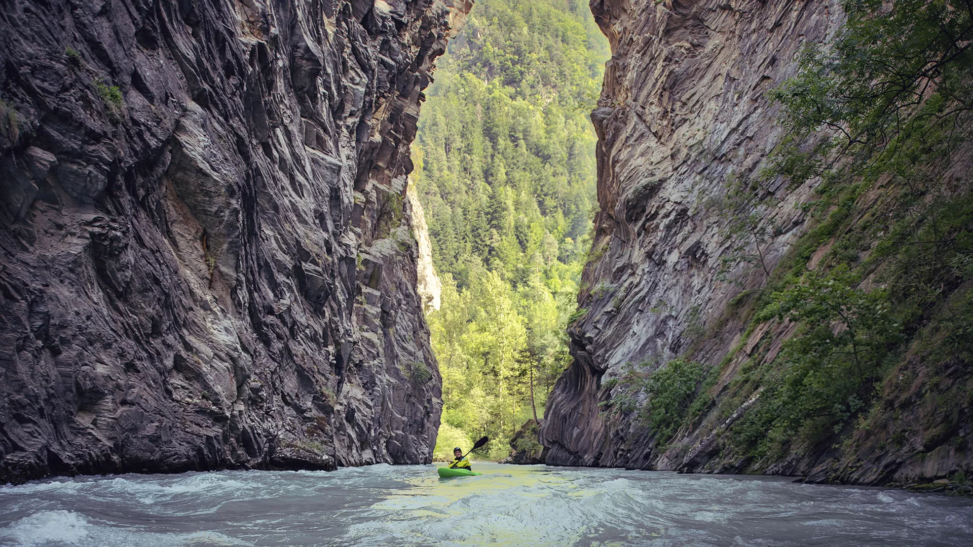 Hydrospeed gorges de villette in La Plagne