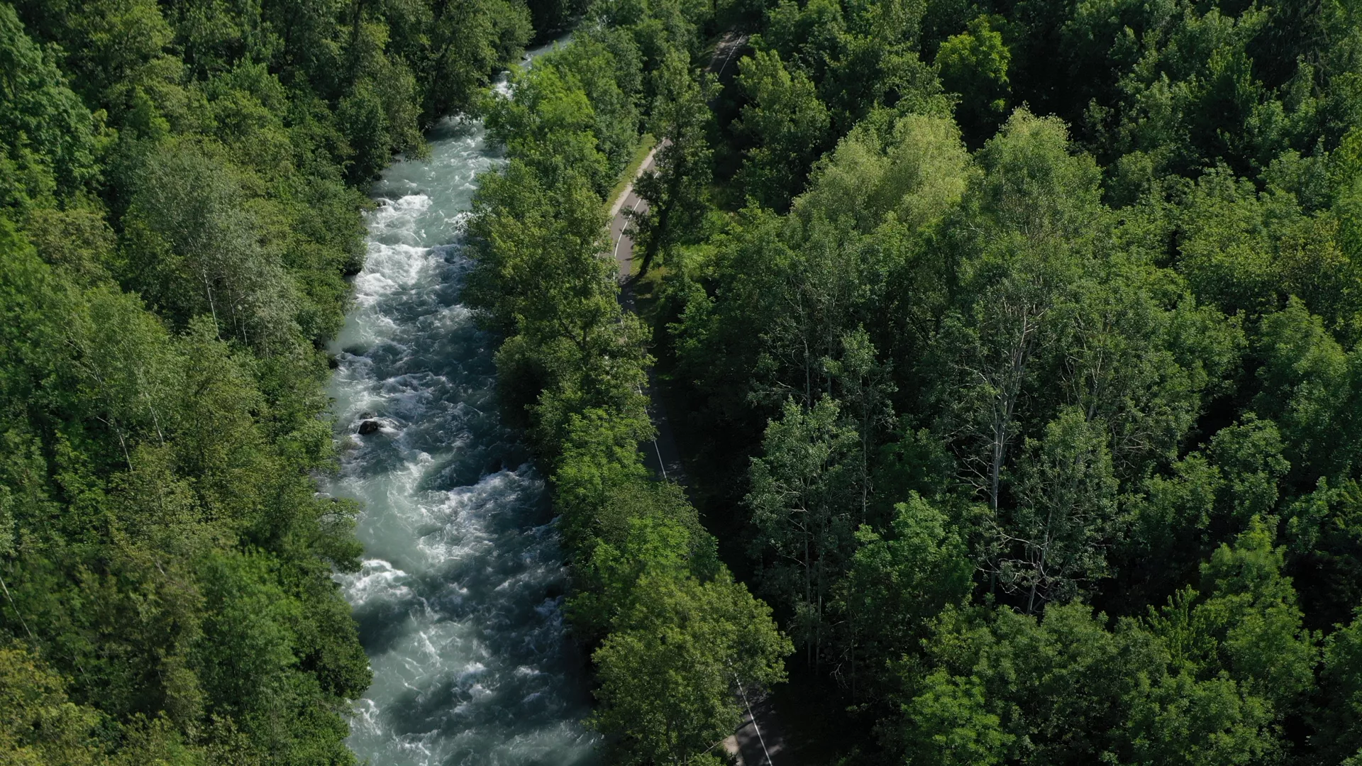 Grüner Weg Radfahren La Plagne
