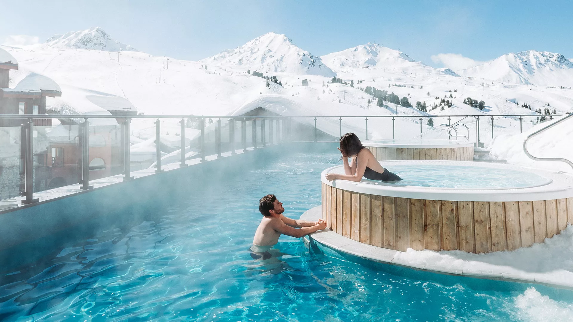 Deep Nature Bäder und Spa für Paare in La Plagne