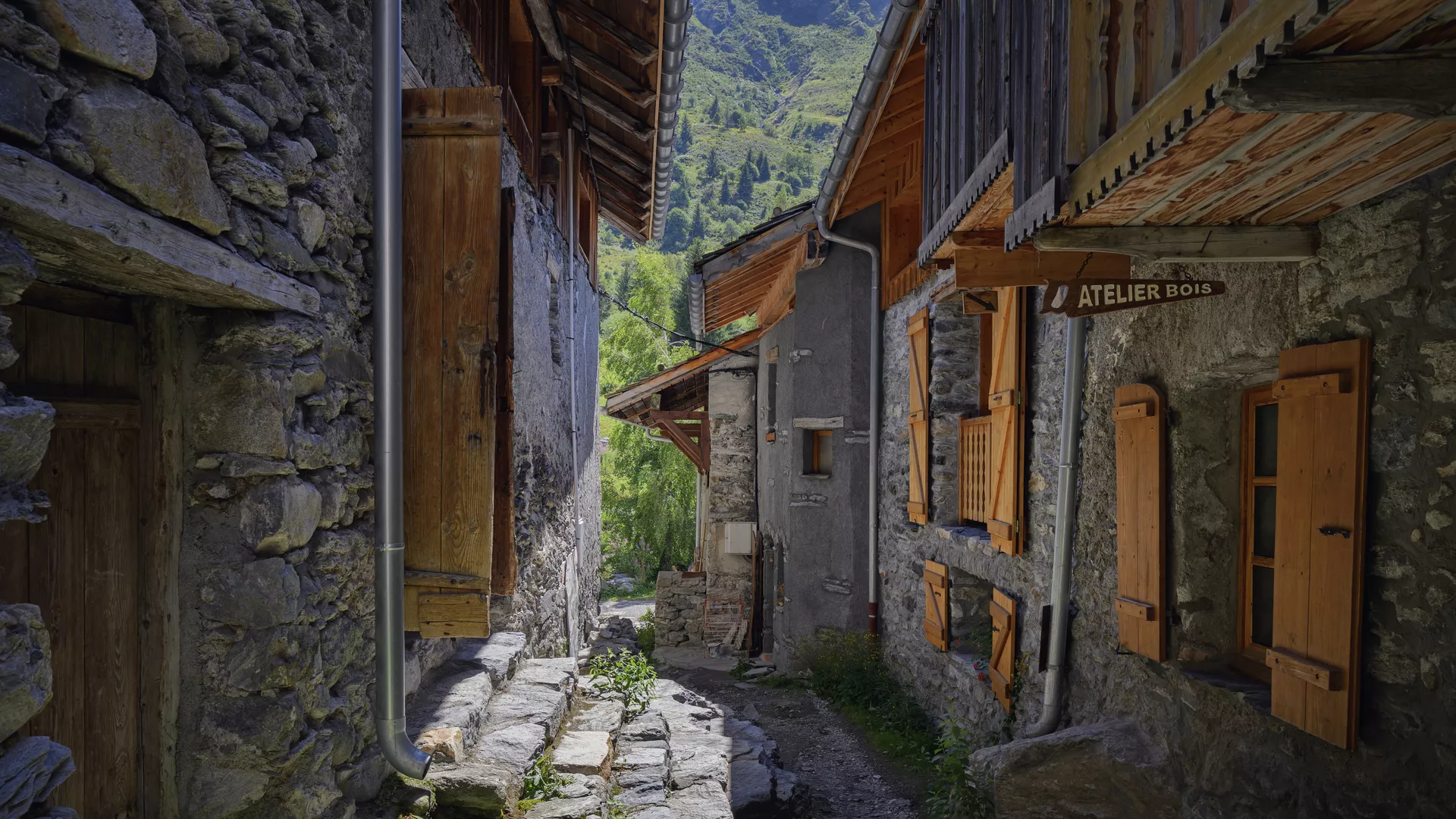 Gasse in Friburge La Plagne Champagny en Vanoise