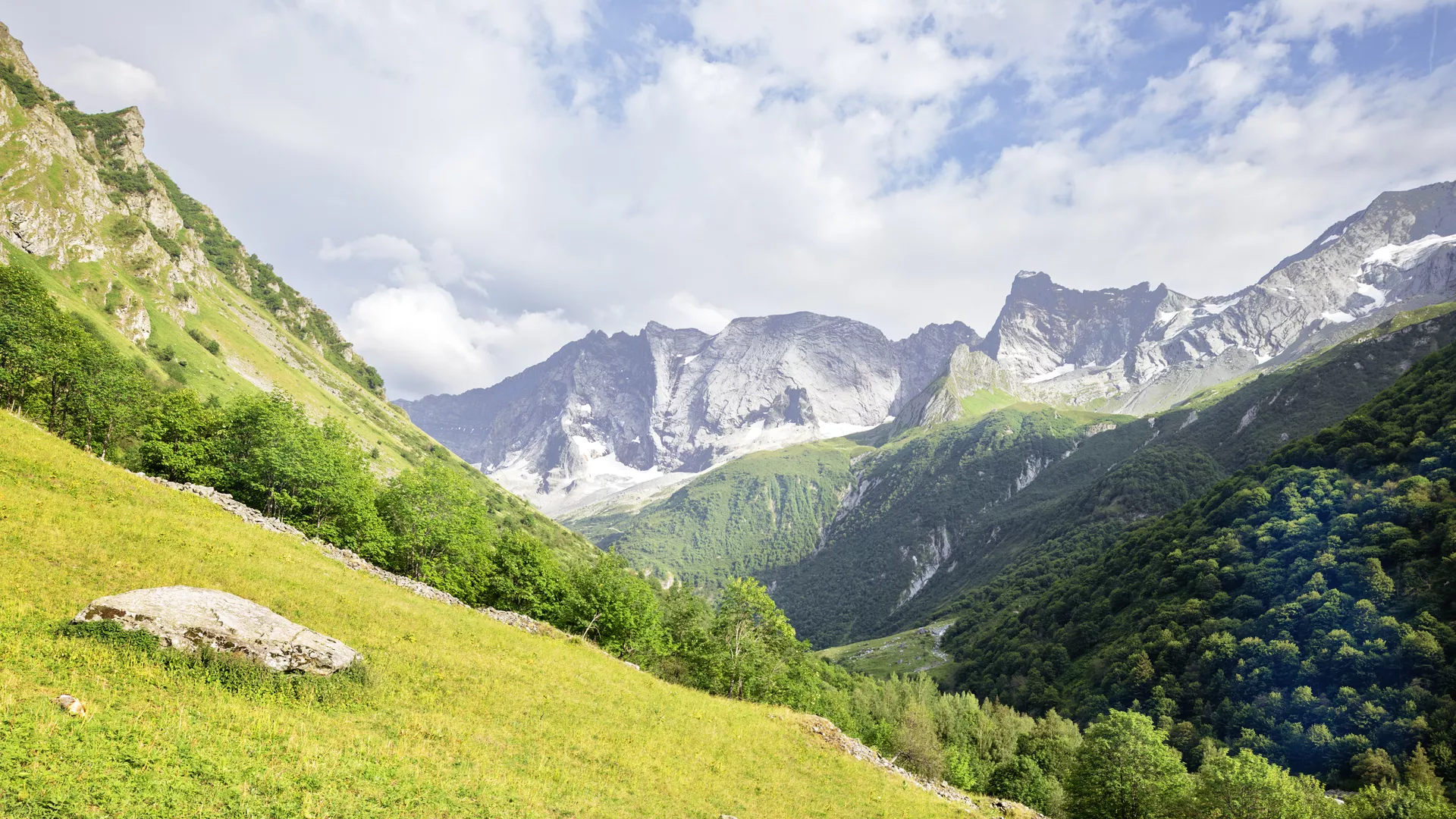 Parc de la Vanoise von Champagny aus gesehen 