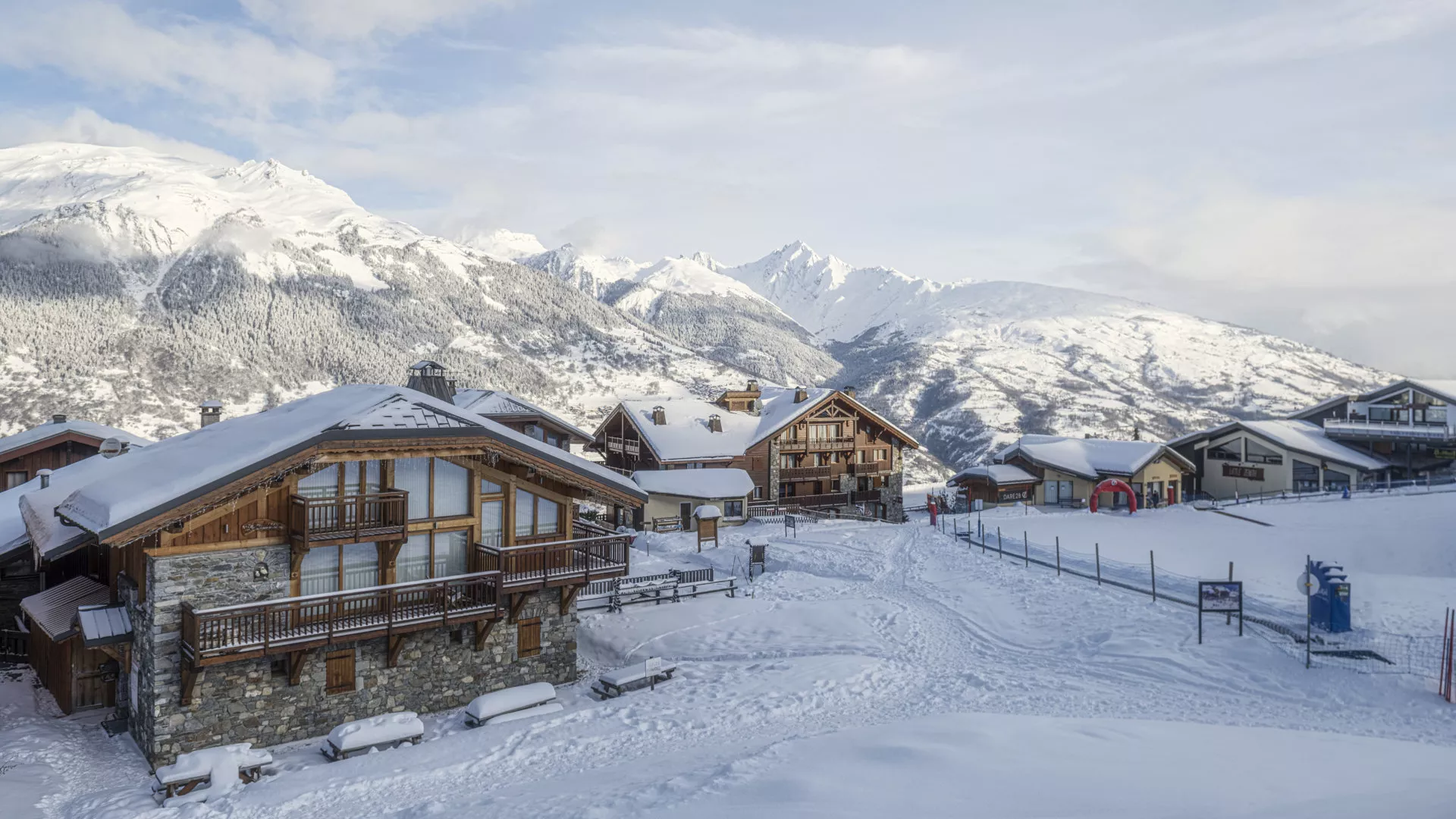 La Plagne Montalbert im Winter