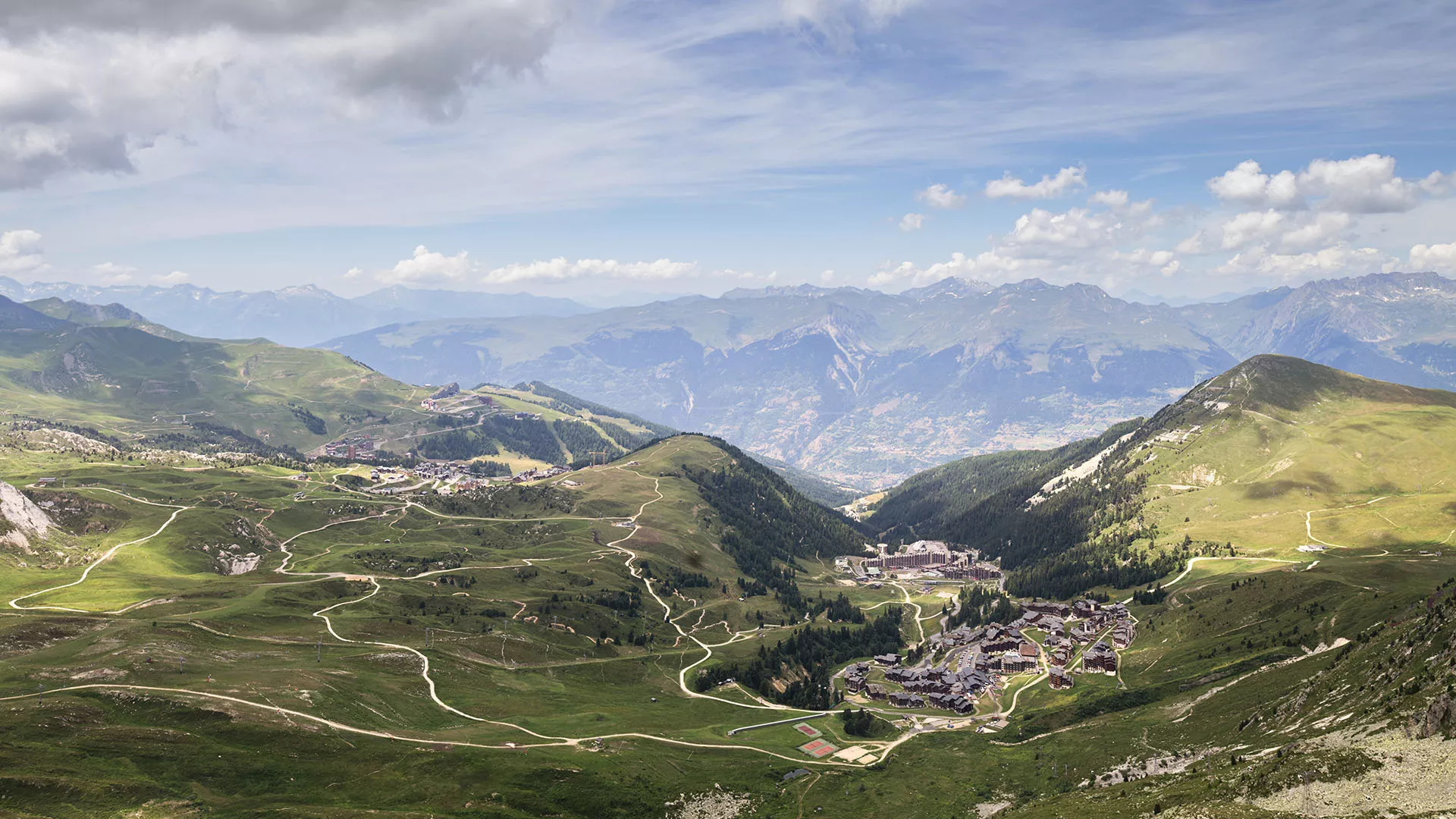 Sommerpanorama Grande Plagne