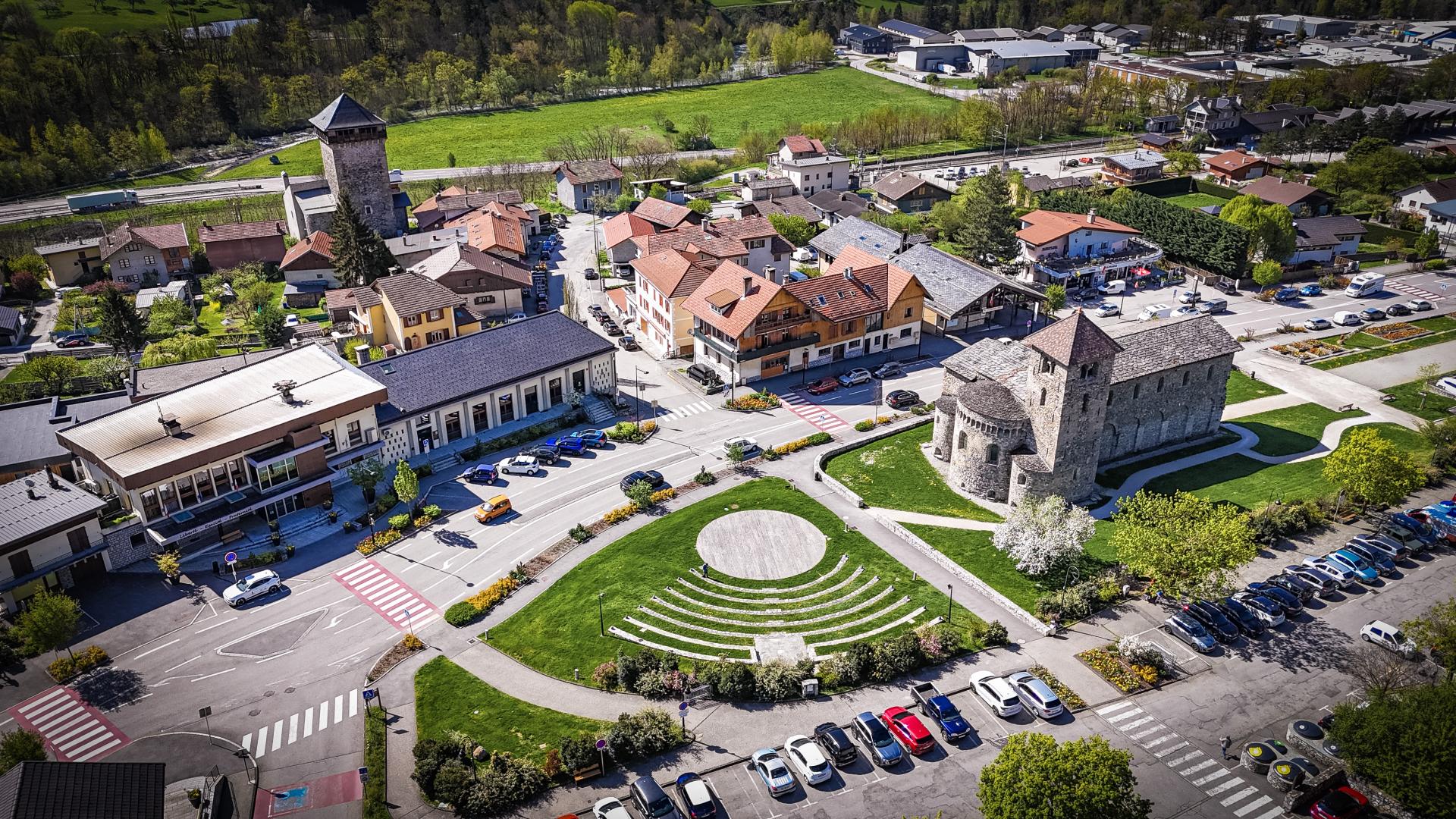 Aime Stadtzentrum