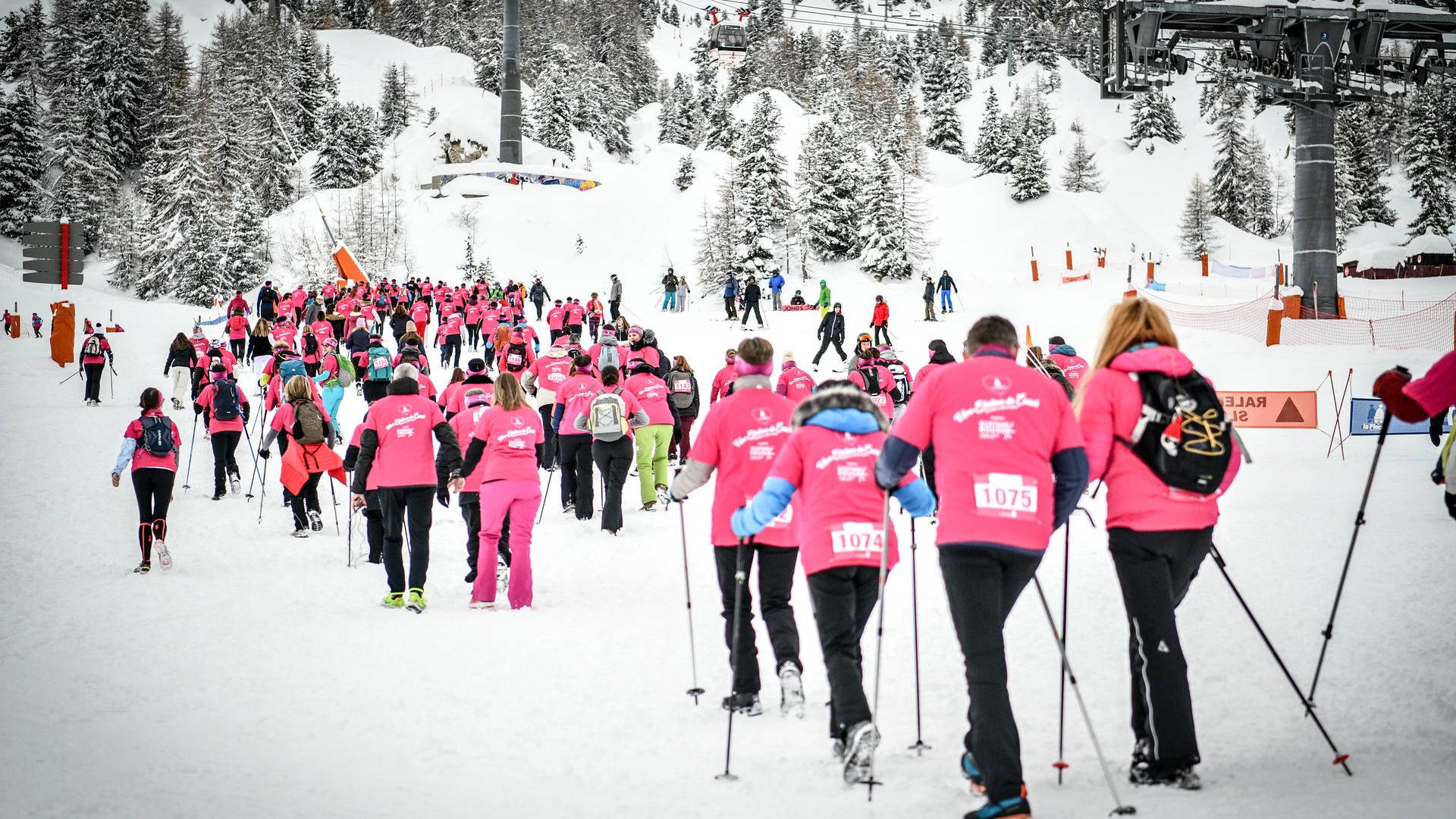 Odysséa Schneerennen in La Plagne