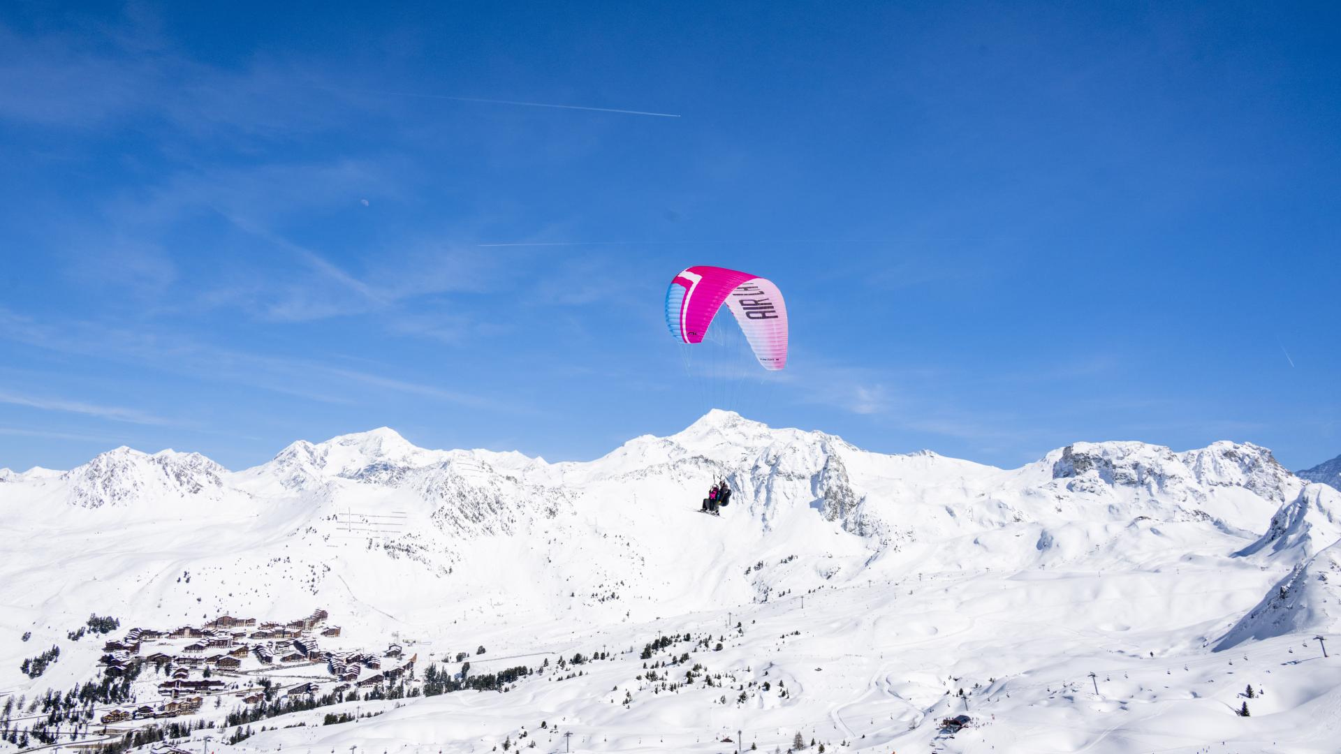Gleitschirmfliegen Winter