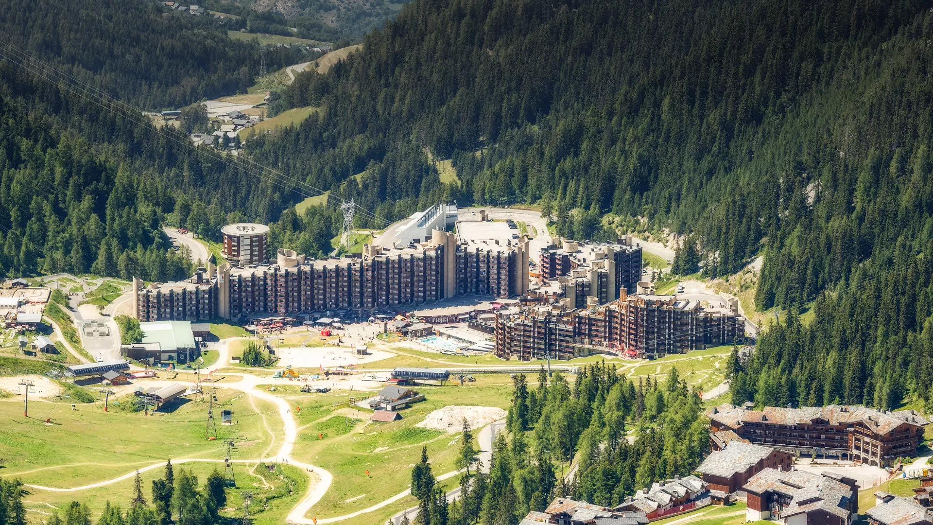 Plagne Bellecôte Sommeransicht